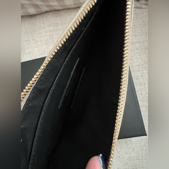 Authentic YSL Pouch Monogram Bill Pouch in Grain de Poudre- Sea Salt, NWT - Picture 6 of 6